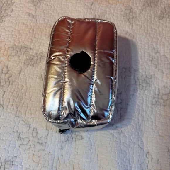 Moncler Cosmetic pouch silver and black
